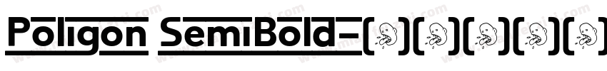 Poligon SemiBold字体转换